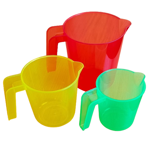 Translucent Measuring Jugs - Set of 3