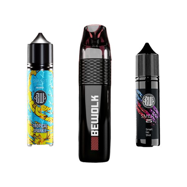 Bewolk MMF Pod Kit System 25MG - Frankie Combo Pack (Wicks Candy)