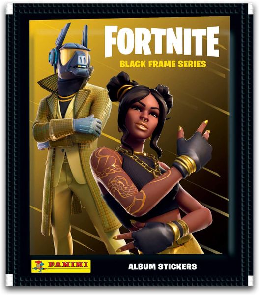 Fortnite Black Frame Series Sticker Packet