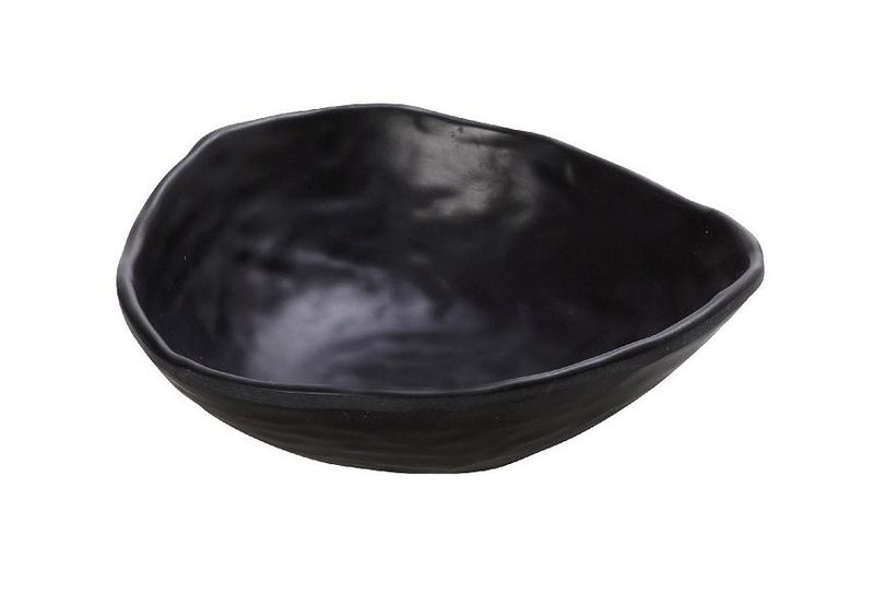 Melamine Bowl 15x45cm Dropstone Series Service Black 6 Piece - Crockery Centre