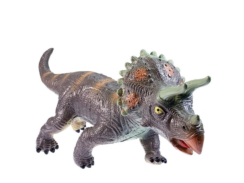 Dinosaur Triceratops with Sounds - Dark Purple