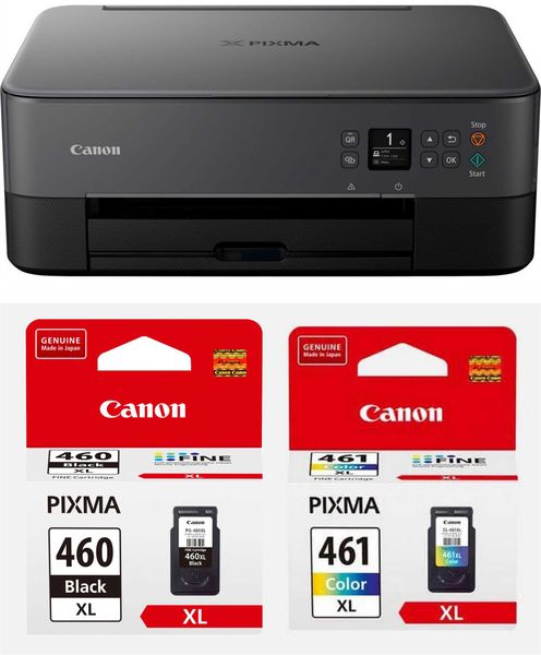 Canon Pixma TS5340 3-in-1 Colour Wireless Printer + XL Replacement Ink