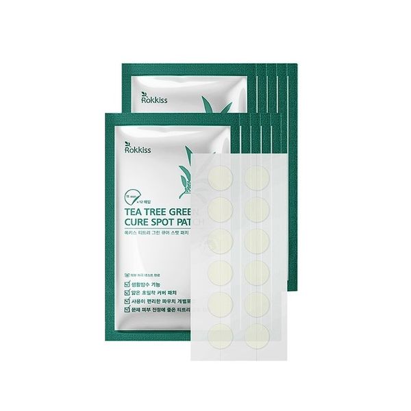 Rokkiss Tea Tree Green Cure Spot Patch 120 patches - korean skincare