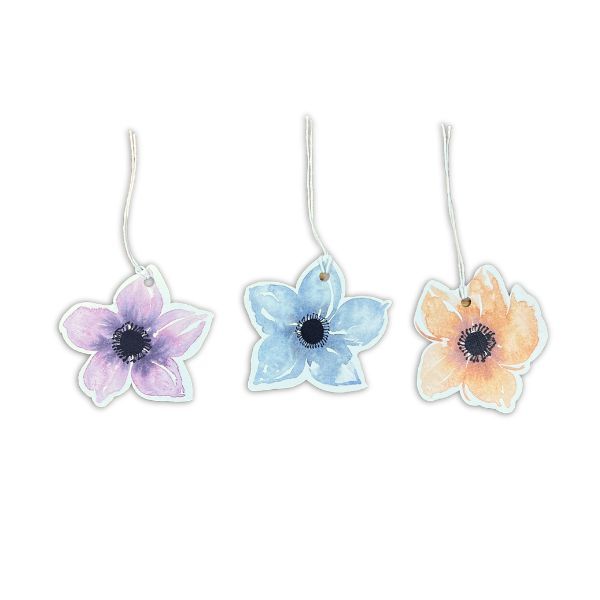 Floral Shape Gift Tags Set of 3