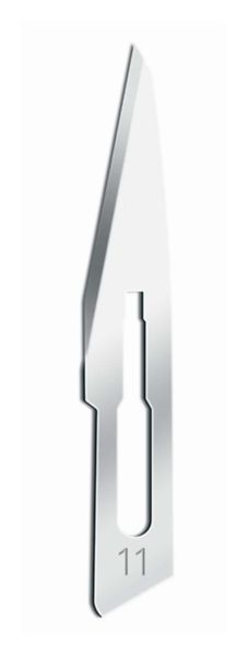 10 PCS Carbon Steel Surgical Scalpel Blades - Size 11