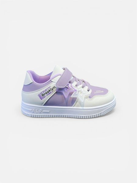 Purple Breaklyn Star Sneakers for Girls