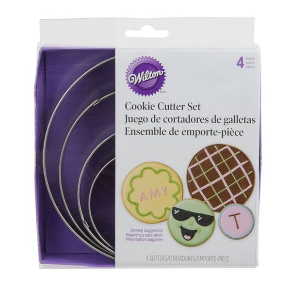 Wilton Circles Nesting Cookie Cutter Set Biscuit Shortbread Cut Outs