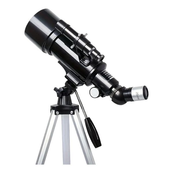 F40070 - Astronomical Telescope With 3-Level Adjustable Tripod Stand- Black