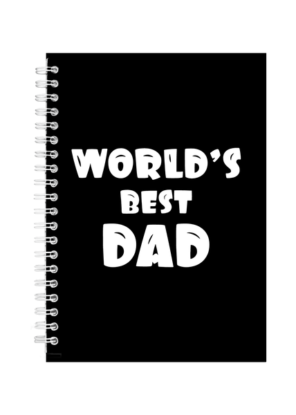 World's Best Dad Father's Day Writing Book Notepad Notebook Gift A4 501