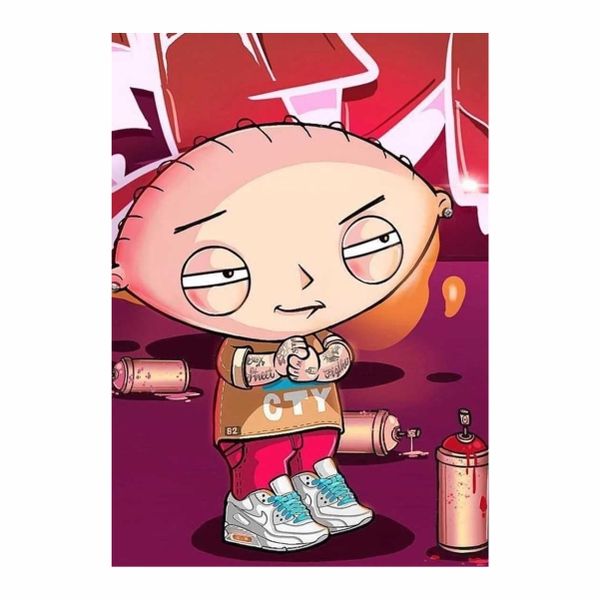 Stewie Griffin Discover - A1 Poster