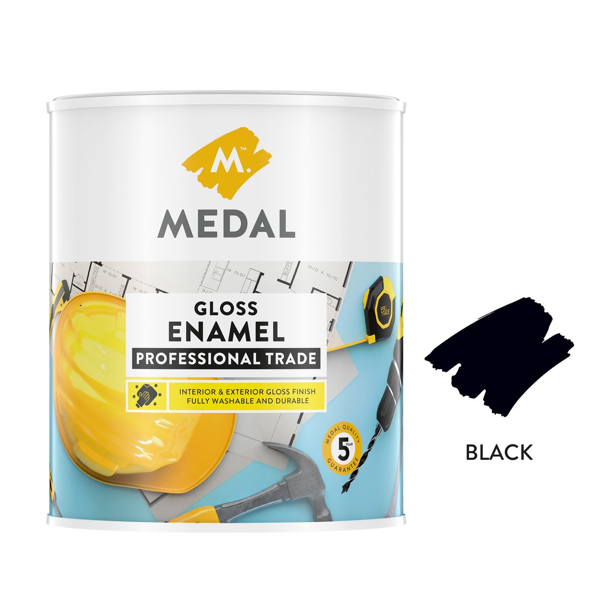Medal Professional Trade Gloss Enamel 5 L Buy Online in South