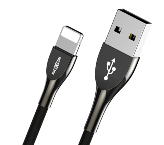 Moxom MX-CB60 Lightning Cable - 1m Fast Charging with Smart LED