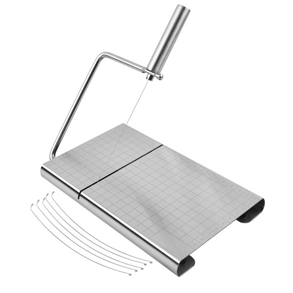 Wire Cheese Slicer Stainless Steel Cheese Slicer with Accurate Size Scale