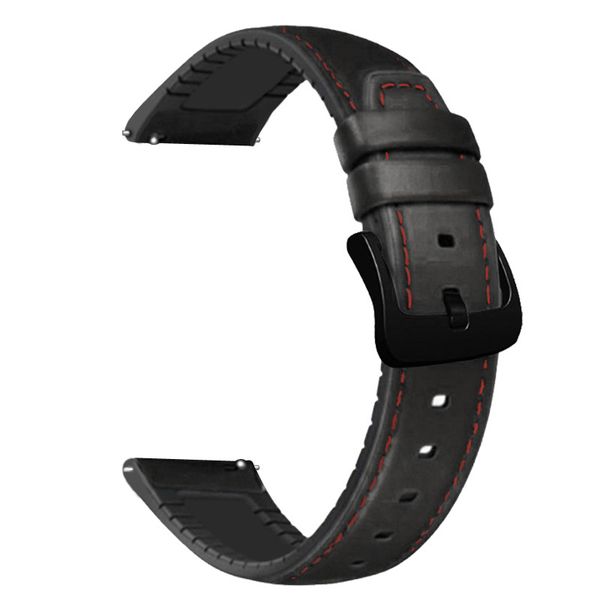 S-Cape 22mm PU Leather Strap for Samsung &amp; Garmin Watch