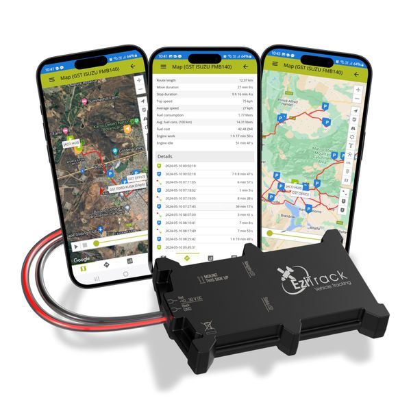 EziTrack GPS Tracker for Vehicles 4G LTE