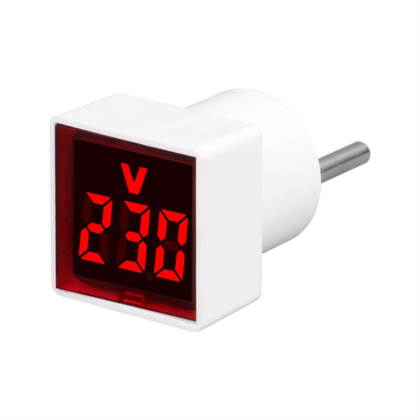 Digital Voltmeter Voltage Tester With Led Display Eu Plug Green