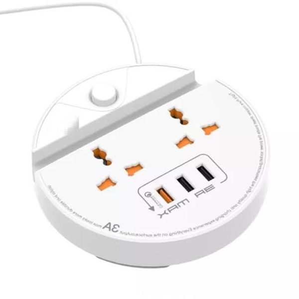 Movie ANV Groove Fast Charger - 2 sockets 2 USB + 1 QC 3.0 USB Port