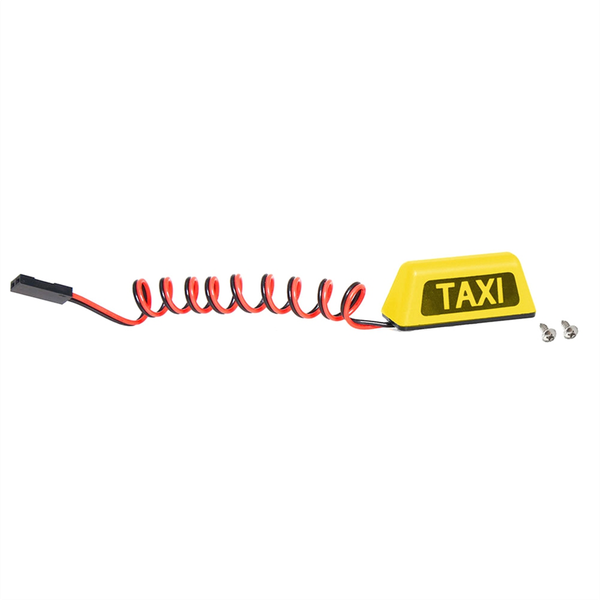 Taxi Car Roof Light Universal For Rc Car 1/10 Rv 1/8 Yellow