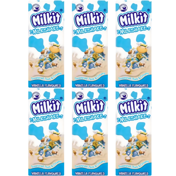 Milkit Milkshake - Vanilla Flavour (6 × 250ml)