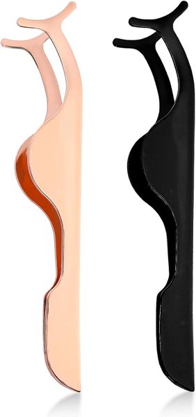 Eyelash Applicator - 2 Items - Rose gold, black