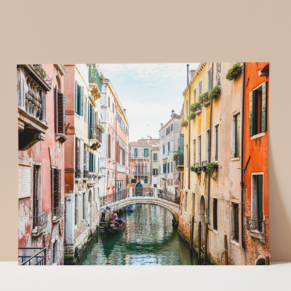 Colourfull Houses in Venice Wall Print