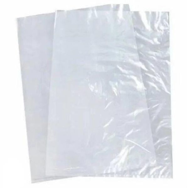 Clear Plastic Poly Bags 25 x 40 (50 Micron Pack of 100) Flat Open
