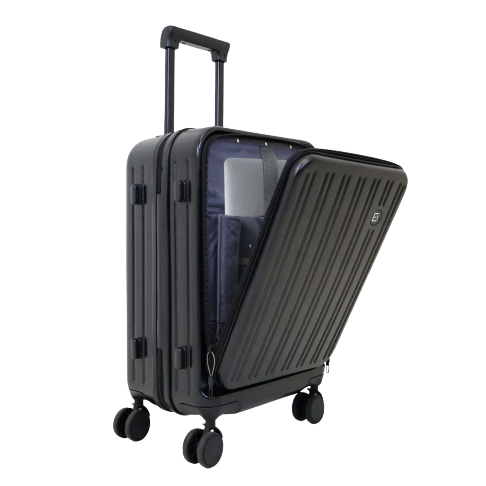 Seattle Carry on Luggage - Spinner and USB Port - 55cm