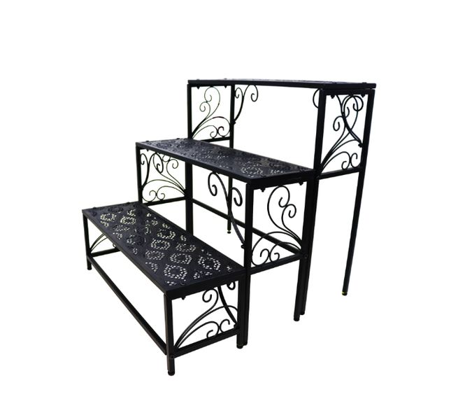 Metal Rack Flower Pot Stand - 3 Piece