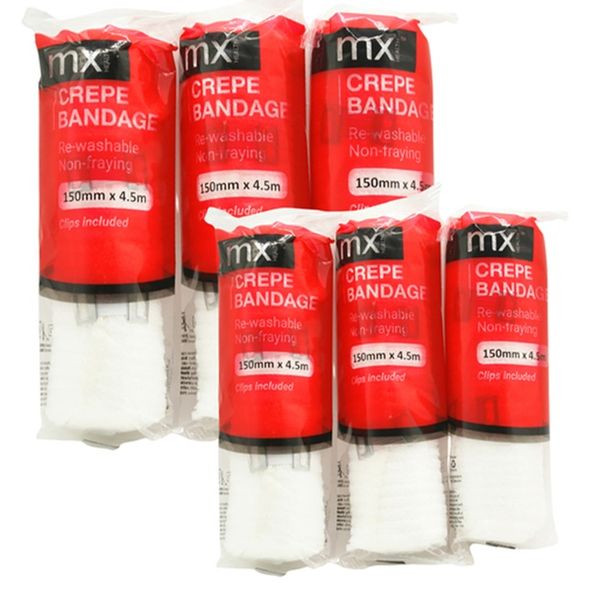 Mx - Crepe Bandage 15cm x 4.5m 12's
