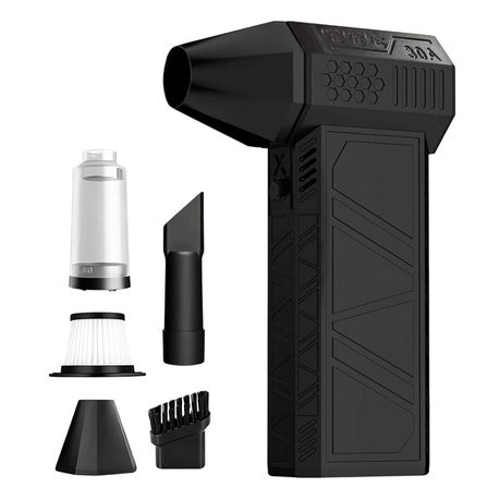 Mini Portable Turbo Air Fan Blower Handheld Cleaner Hairdryer JetEngine Fan Image