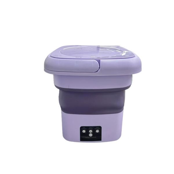 6L Foldable Washing Machine For Underwear Socks Portable Household Laundry