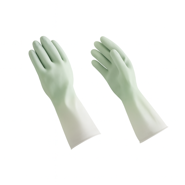 Medium Sized Reusable Dishwashing Gloves - Green