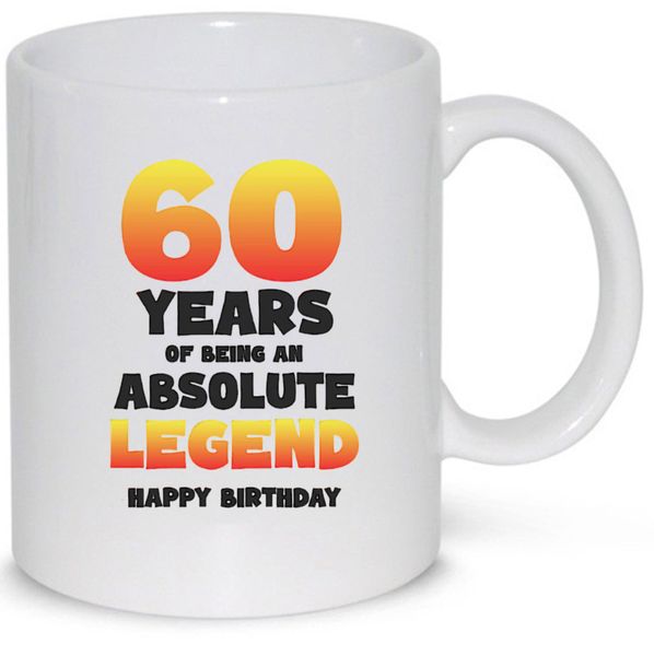 60 Years Of Being an Absolute Legend 60th Birthday Gift 11Oz Coffee Mug