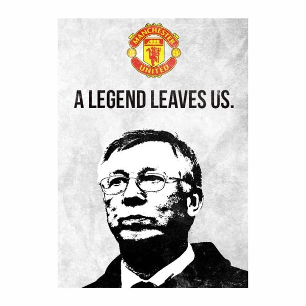 Alex Ferguson Farewell Poster - A1