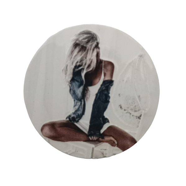 Popsocket Phone Grip Stick On - Jean jacket blonde