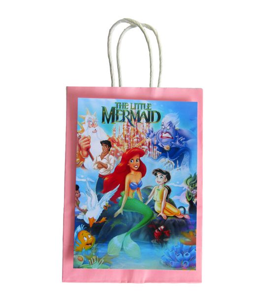 Little Mermaid Themed Party Bags - Set of 10