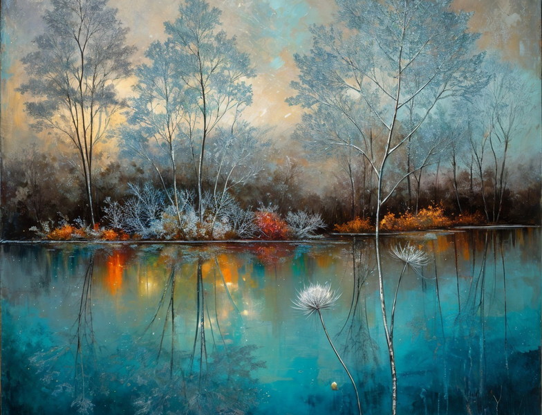 Modern Canvas Wall Art Home Decor - Almost Frozen