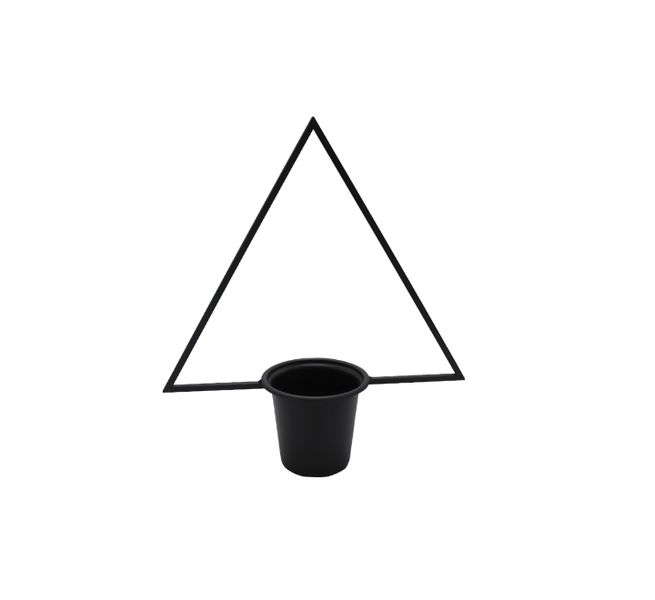 Black Metal Candle Holder - Set of 2