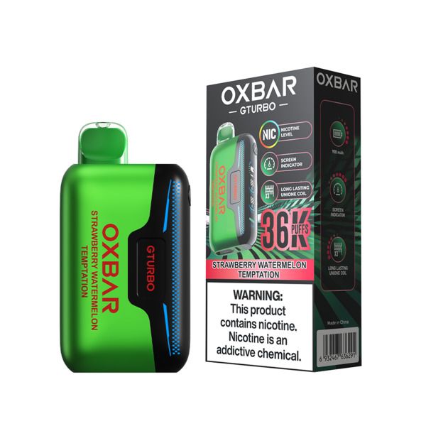 Oxbar Gturbo 36000 Puffs Strawberry Watermelon Temptation