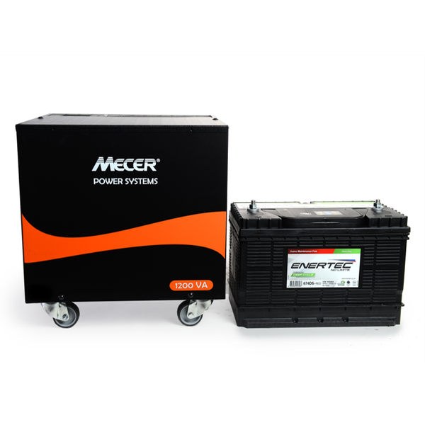 Mecer Inverter (1.2kVA) &amp; Battery (1x 105Ah) Loadshedding Kit