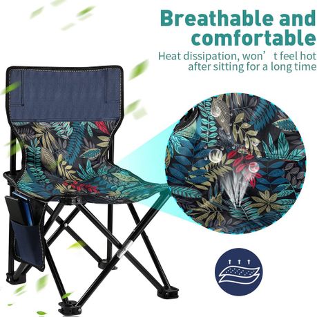 HengYUN ART Foldable Fishing Chair Ultralight Portable, Lawn