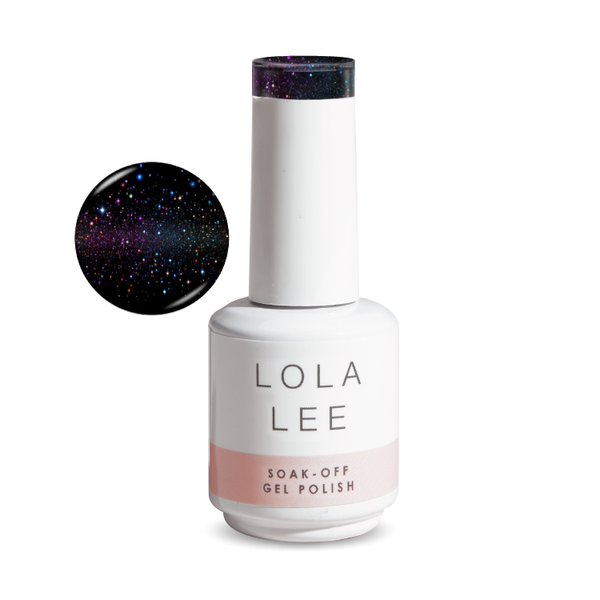 Lola Lee Gel Polish - 098 Little Ray Of Pitch Black (8ml)