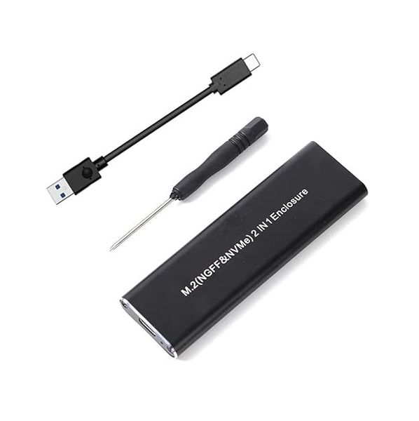 DW M.2 (Nvme To Ngff) 2 In 1 Enclosure