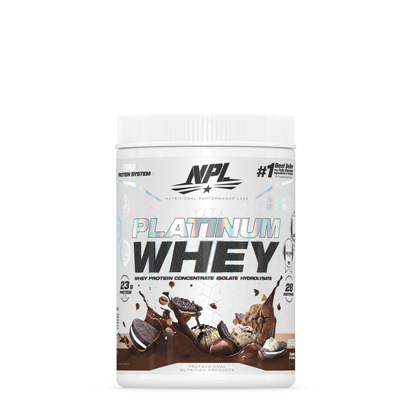 NPL Platinum Whey, Cookies &amp; Cream - 908g