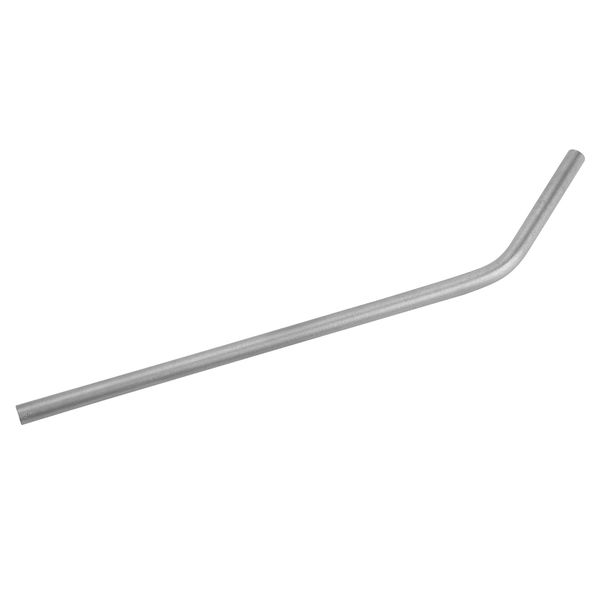 Portable Travel Titanium Straw Set Reusable Bent Natural Color