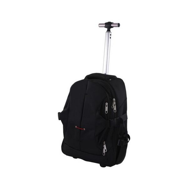 Marco Trolley Laptop Backpack - Black