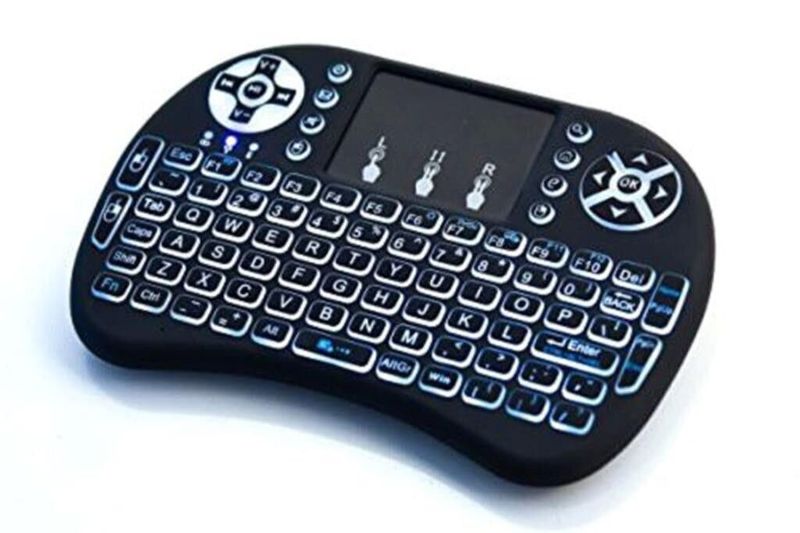 Mini Wireless BackLit Keyboard &amp; Mouse Combo - Black