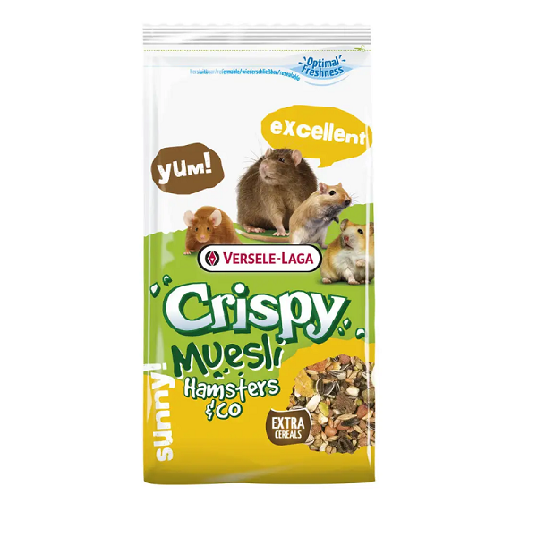 Versele-Laga Hamster &amp; Co Crispy Muesli Hamster Rats Mice Food (1kg)