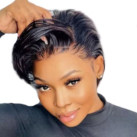 Pixie Cut Wig Human Hair Short Wigs for Black Women Glueless