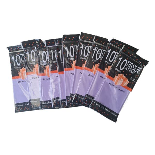 Wholesale Lavender Tissue Paper/Gift Wrap - Craft,Party,Florist,Wedding - 100pcs
